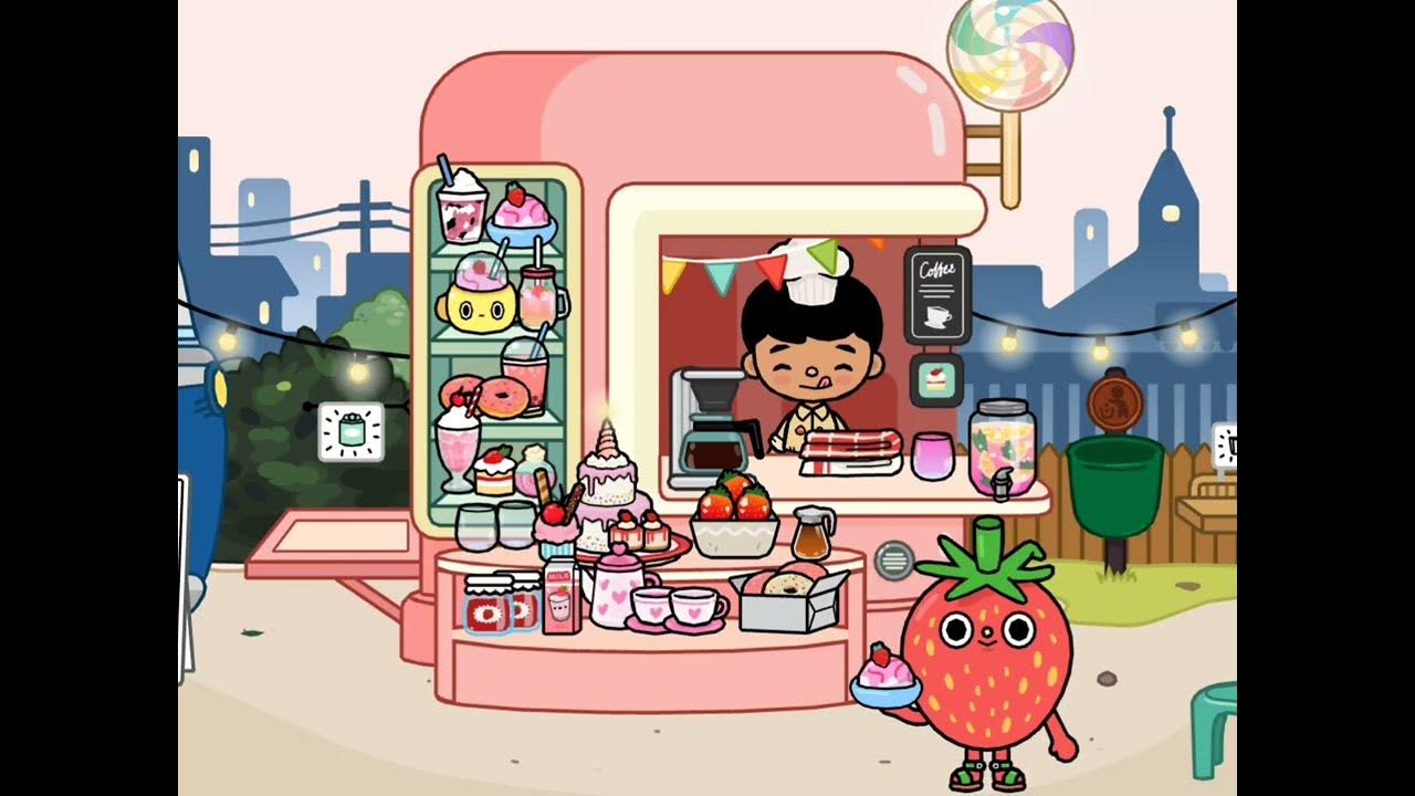 STRAWBERRY FOOD STAND in Toca Life World! 🍓 Toca Boca YouTube