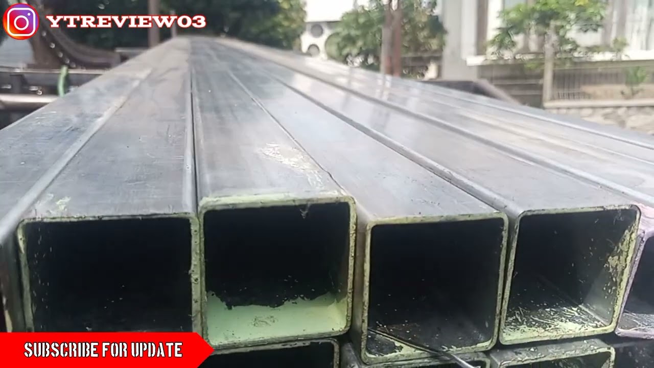 harga besi hollow 4x4 galvanis perbatang tebel 1,4 dan 1,7 bosQ