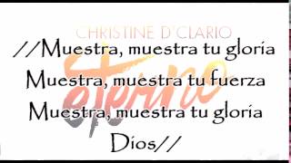 Video thumbnail of "Ábrenos los cielos Christine D'Clario | Letra (Eterno Live)"
