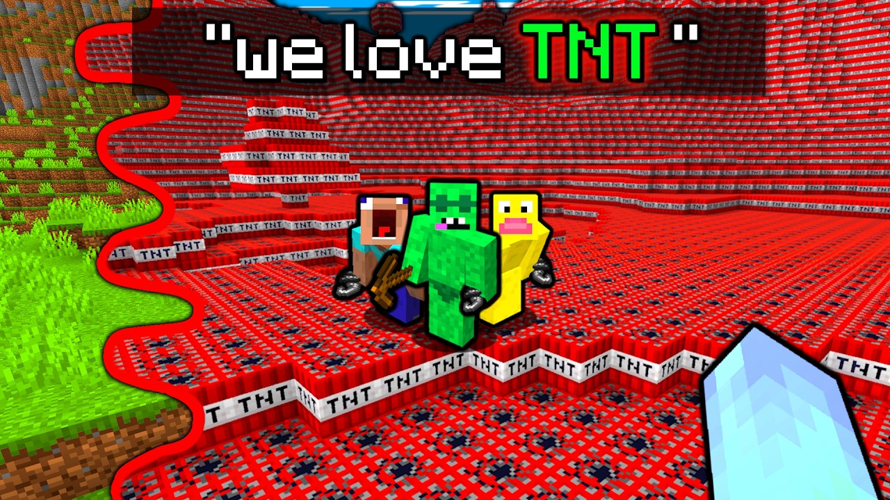 Minecraft, But If We Say a Block it's EVERYWHERE...