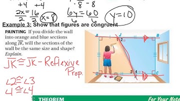 4.2 Apply Congruence and Triangles
