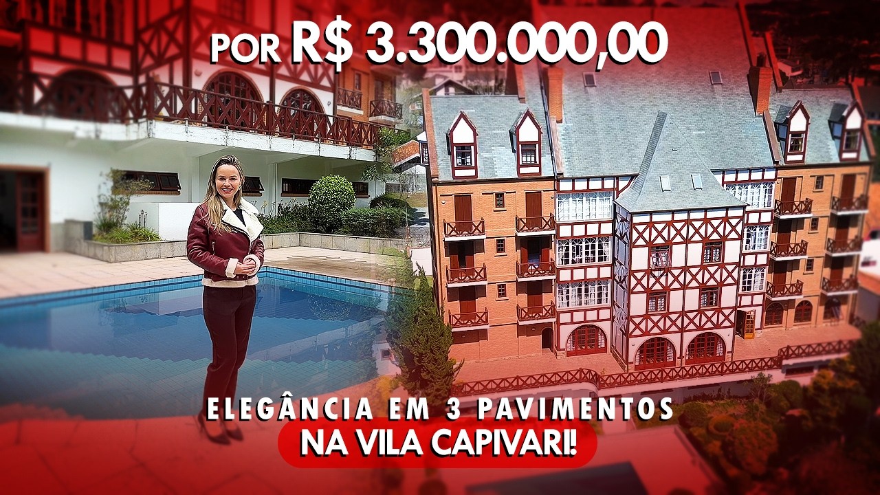 Vídeo do Imóvel: Triplex a venda no centro do Capivari