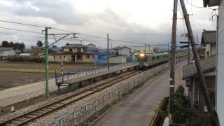 弥彦線 E127系V12編成 試運転