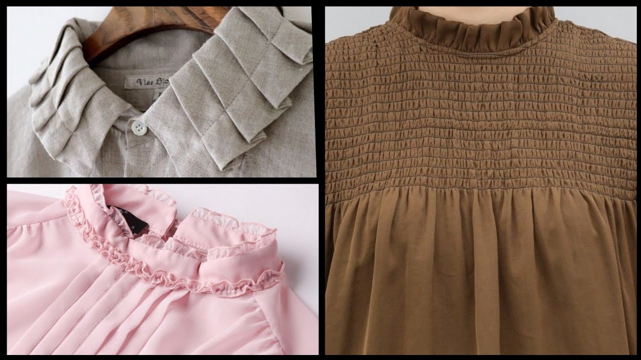 Neck designs with beautiful box plates ideas on ethnic shirts and 