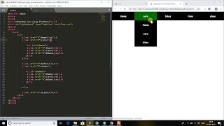 Dropdown navigation bar using FLEXBOX with 3D Buttons 🤩🤩 | CSS tutorials with simple codes 2021
