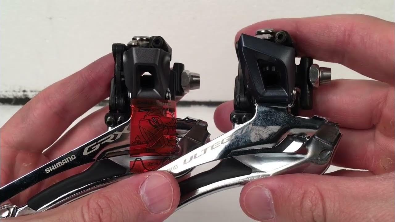 Shimano GRX vs Ultegra Front Derailleur Differences (Mechanical) YouTube