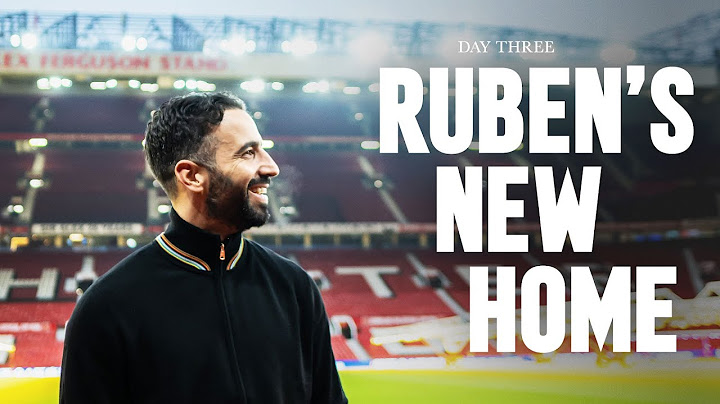 Ruben Amorim Visits Old Trafford! 🏟️