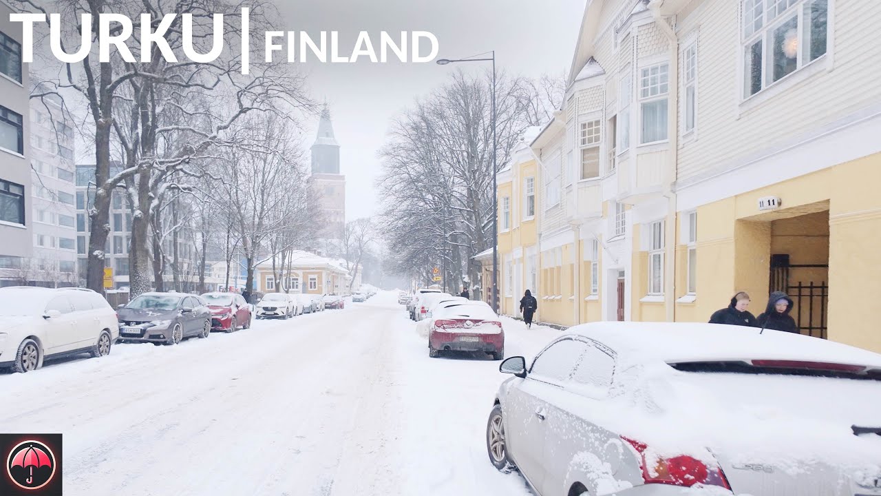 Winter Walking in Turku, Finland - January 2026