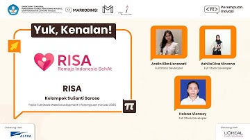 RISA | Kel. Sulianti Saroso | Full Stack Web Development | Perempuan Inovasi 2025