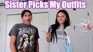 My Sister picks my FRESHMAN School OUTFITS for the Week! | Emma and Ellie