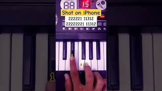 Shot on iPhone (Easy Piano Tutorial) #viral #shorts