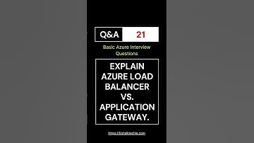 ⚖️ Azure Load Balancer vs Application Gateway | Which One & Why? 🔍📶