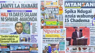 MAGAZETI YA LEO ALHAMISI TAR 14/5/2020
