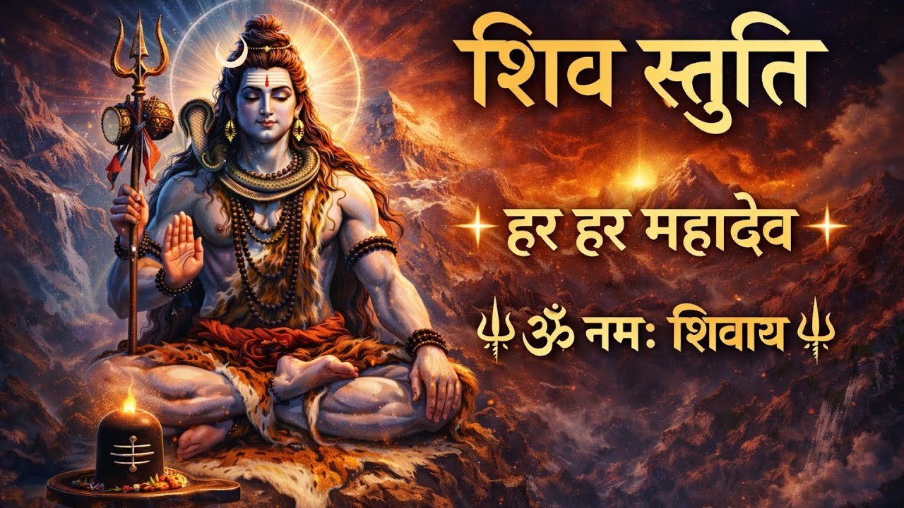 आशुतोष शशांक शेखर चंद्रमौली ... । शिव स्तुति | shiv stuti #mahadev #shivmantra # bhakti