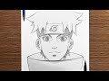 Easy anime drawings | how to draw Shisui Uchiha | anime boy drawing step by step for beginners