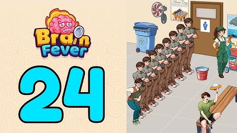 Brain Fever Puzzle Game Level 24 Help Him Get to The Toilet Immediately