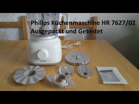 Philips Kuchenmaschine Hr 7627 02 Ausgepackt Und Getestet Youtube