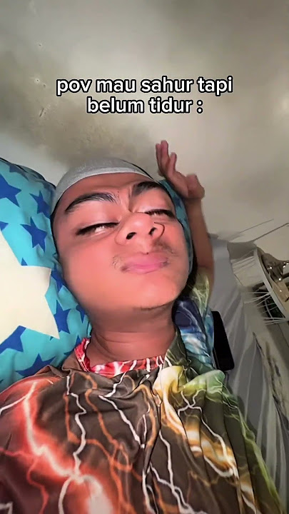 pov mau sahur tapi lu belum tidur: 😭🙏🏻