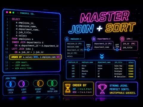 SQL Interview Question | Find Highest Salary Using JOIN + ORDER BY 🔥