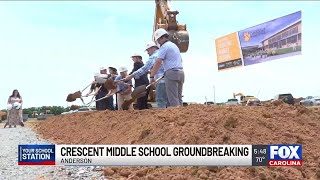 Groundbreaking for new Crescent Middle School