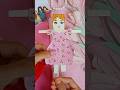 Diy summer dress for doll👗#shorts#diy#doll#barbie#barbiedress#paperdoll#barbiedressup#summerdress
