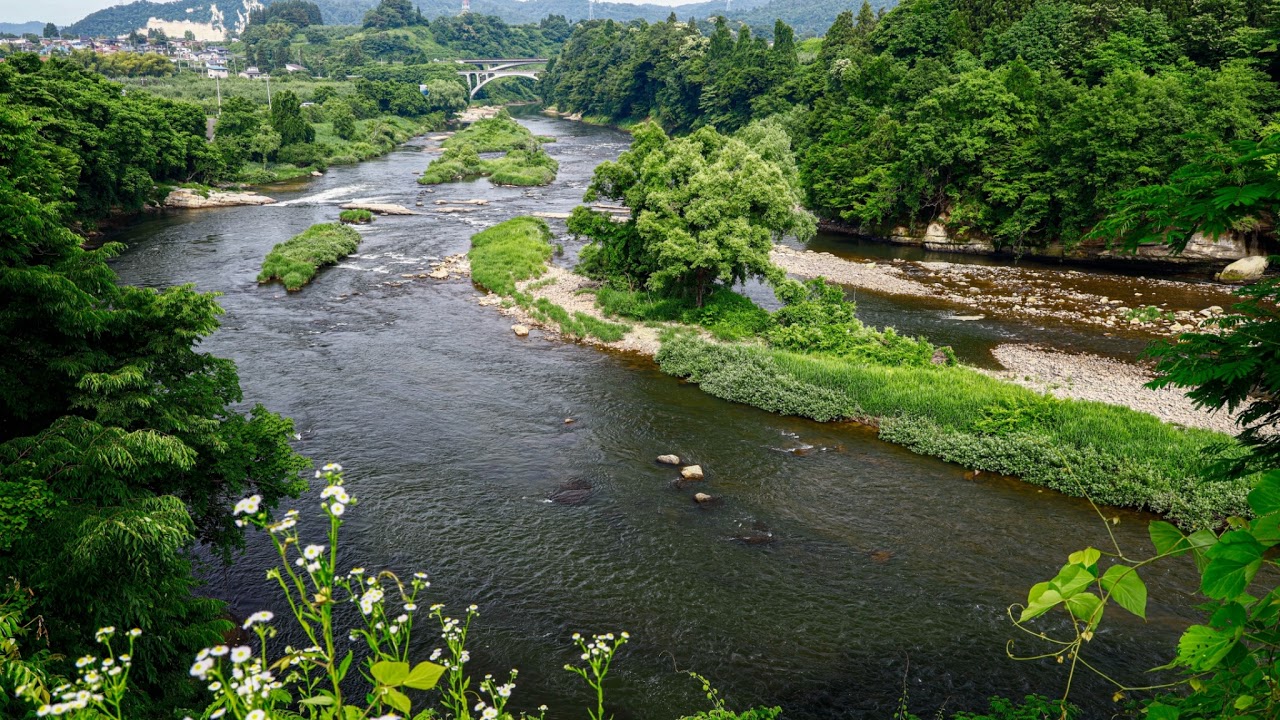山形県北村山郡大石田町最上川ライブカメラ Yamagata Murayamagun Live camera.world.cam