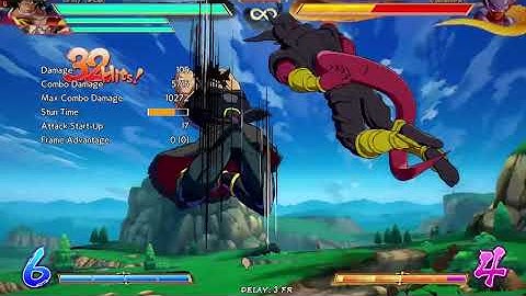Broly corner 2H punish idea [DBFZ]