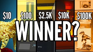 One Clear Winner | $10 vs $100K 3D Printer Test.