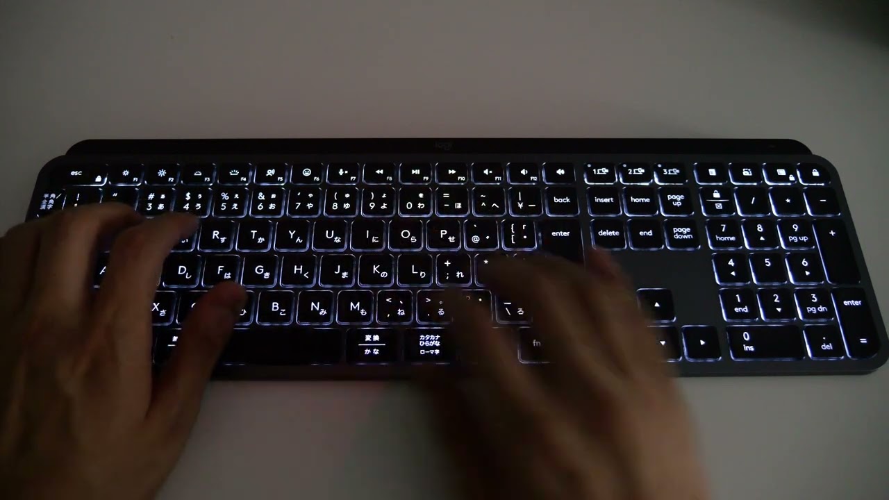 レビュー】ロジクールのワイヤレスキーボード「MX KEYS S」のバック