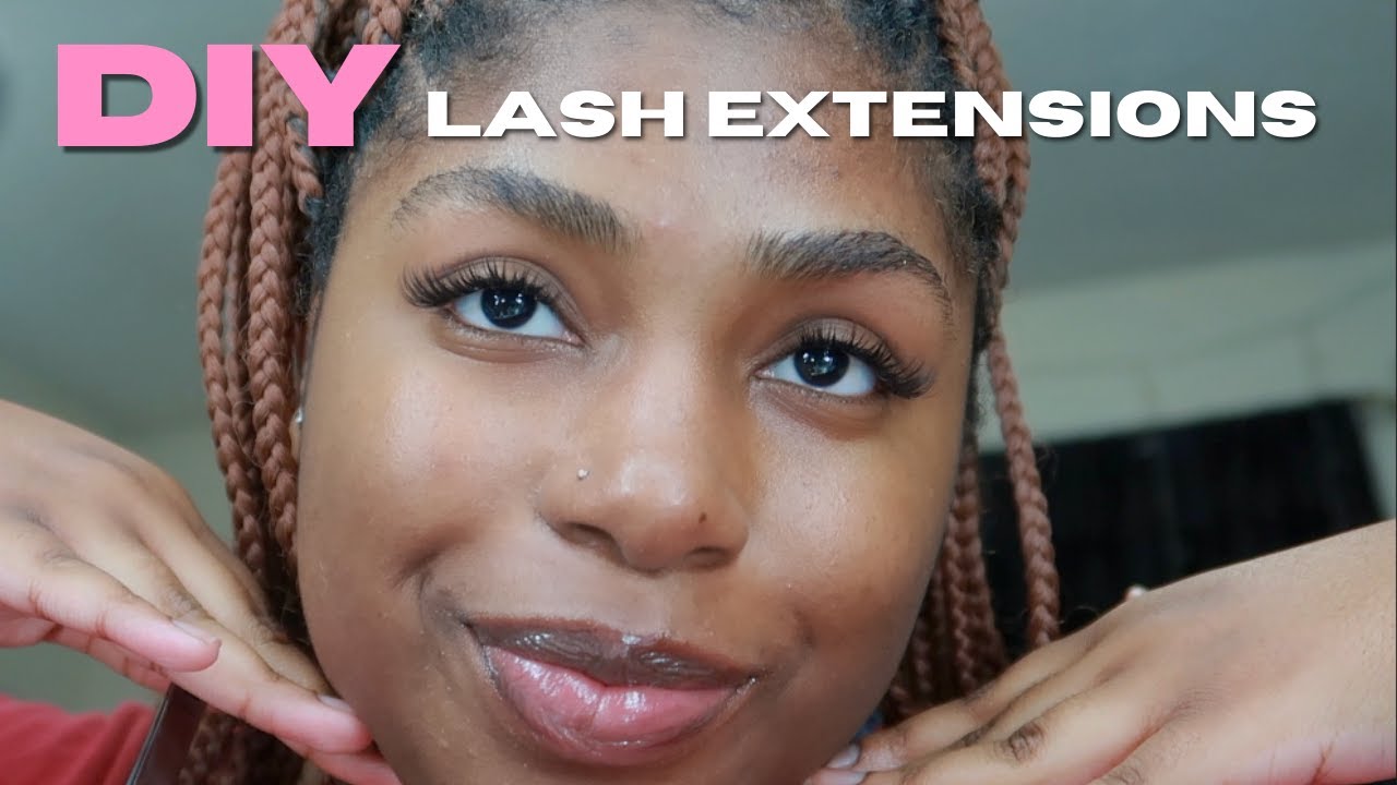 SAVE MONEY BY DOING YOUR OWN LASH EXTENSIONS - YouTube