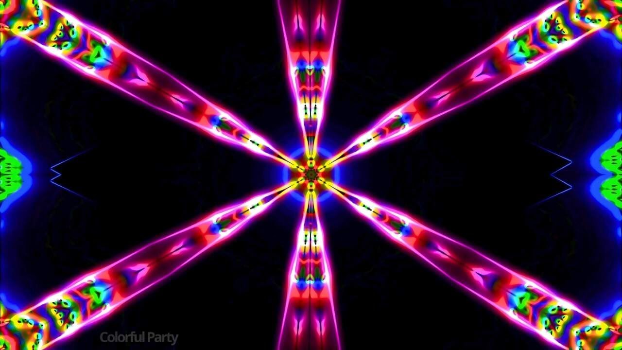 Night flashing party lights disco background video 😵