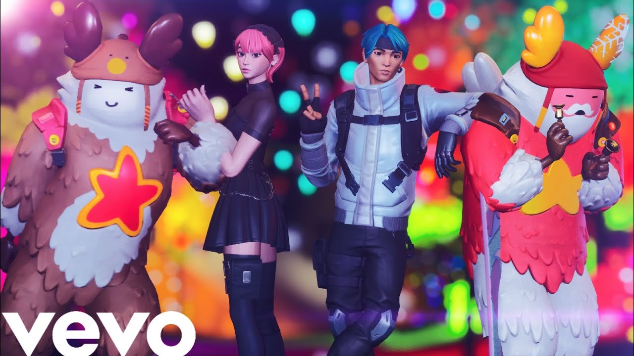 Ava Max - ( Christmas Without You ) Fortnite Music Video