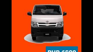 Van for rent Antipolo tours