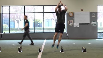 Series Lateral Jump over Hurdles