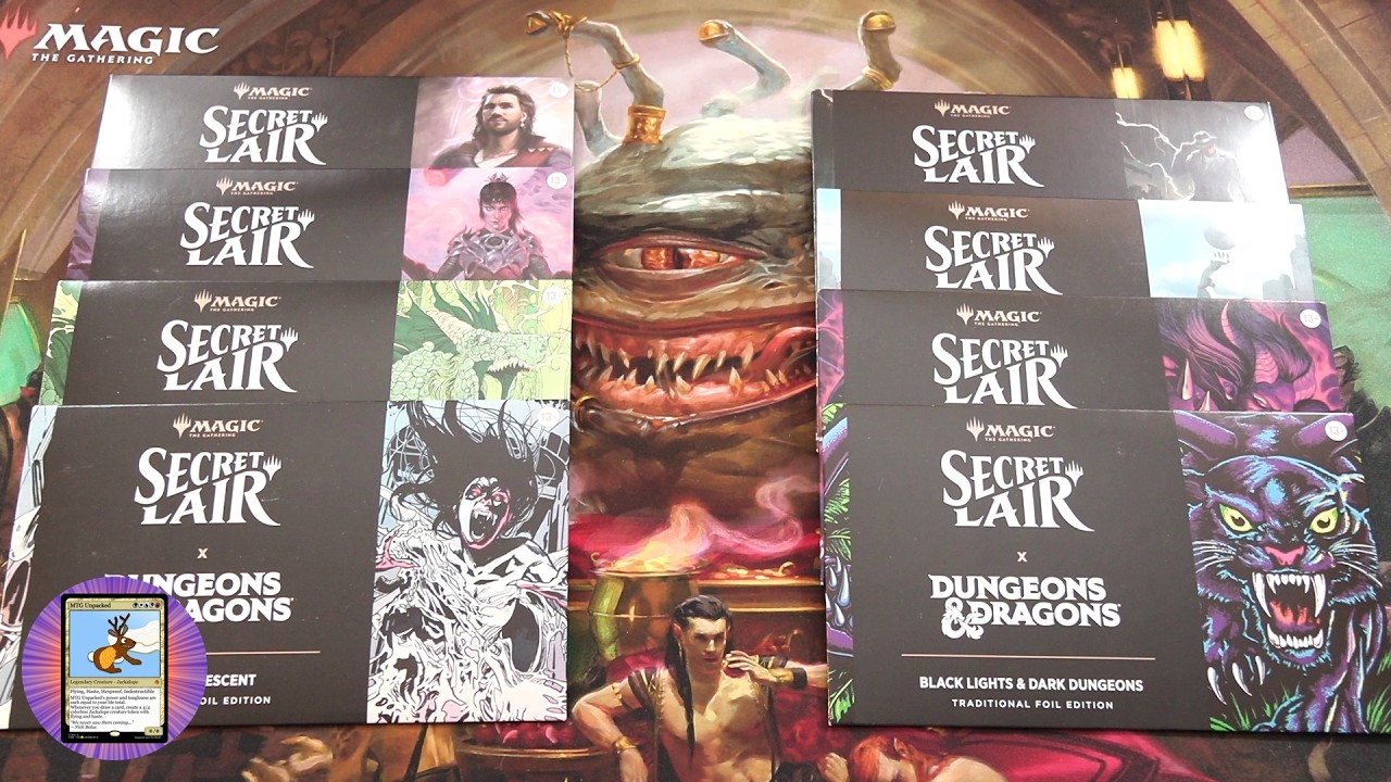 MTG Secret Lair: D&D Roll for Initiative Superdrop Unboxing - YouTube