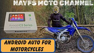 Motorcycle Android Auto Carplay Aoocci C3 | Aoocci Review And Test UK