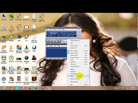 How to change winamp skin easily