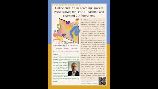 2021.10.6 Online and Offline Learning Spaces: perspectives for hybrid teaching and learning