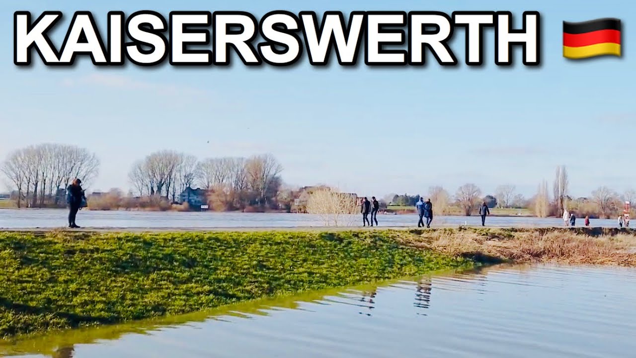 [4K] Sunny Day Walk in Germany - Dusseldorf Kaiserswerth - West Germany City Walk