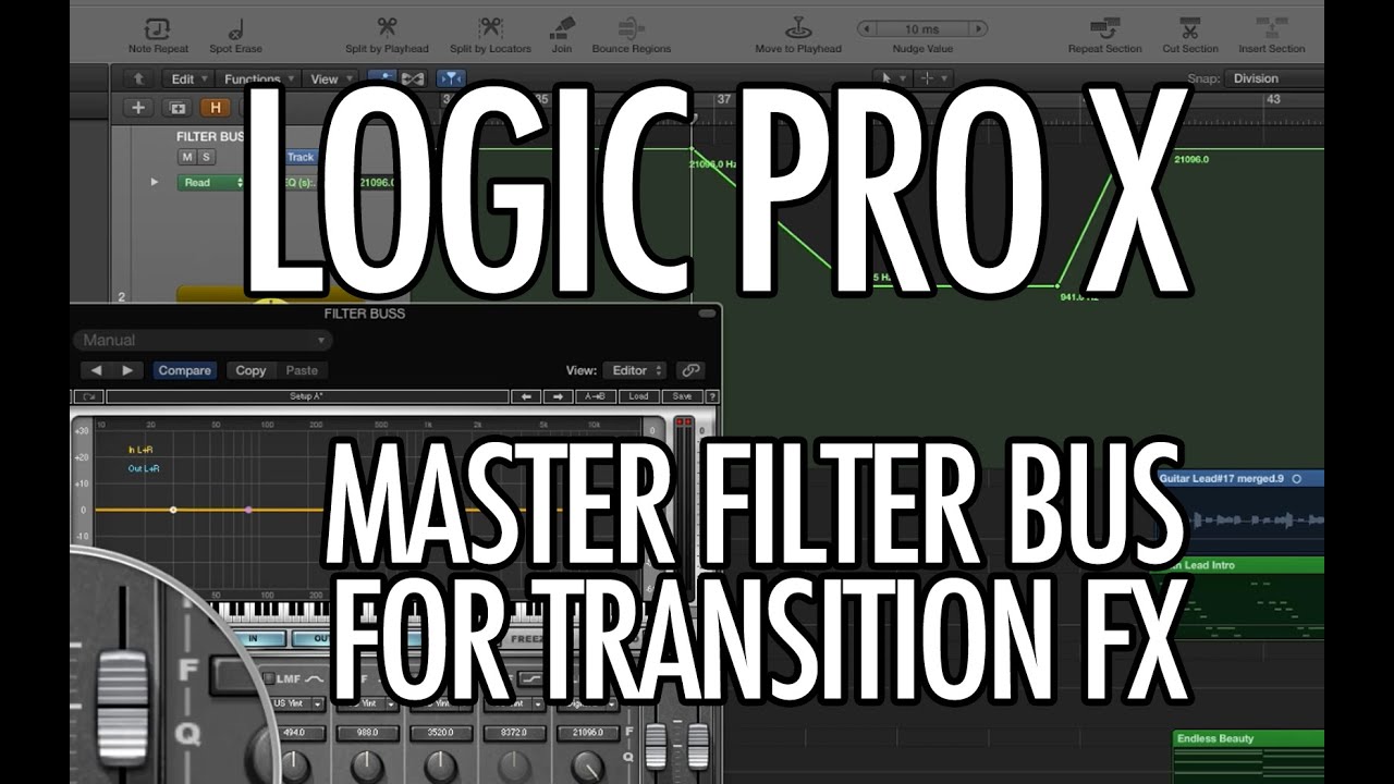 low pass filter kamera Logic Pro X - Create a Master Filter Bus for a Transition Effect