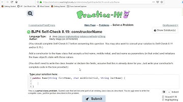 Building Java Programs Ch 8 Self-Check 8.19 constructorName
