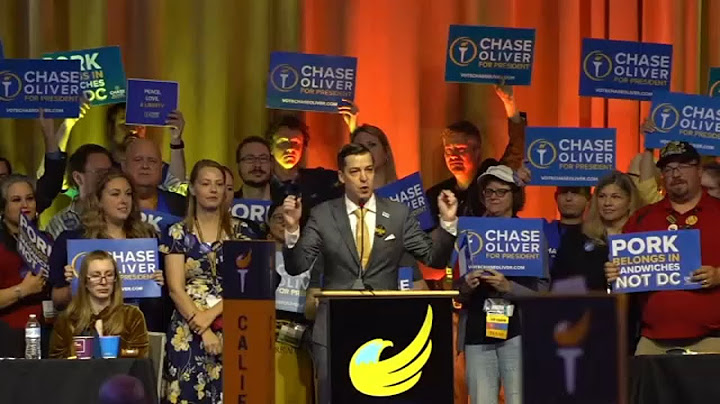 Libertarians nominate Chase Oliver for president, rejecting RFK Jr. and Trump