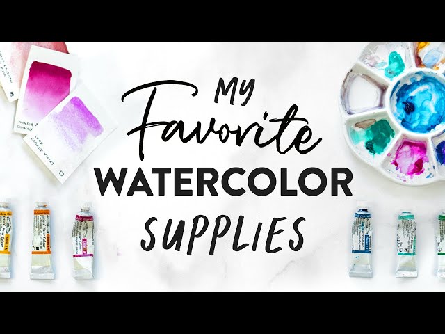 Watercolor Supplies for Beginners 