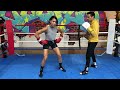 Boxing technique for 1-2 PUNCH COMBINATION (footwork, range, level, exits, variations, exercise)