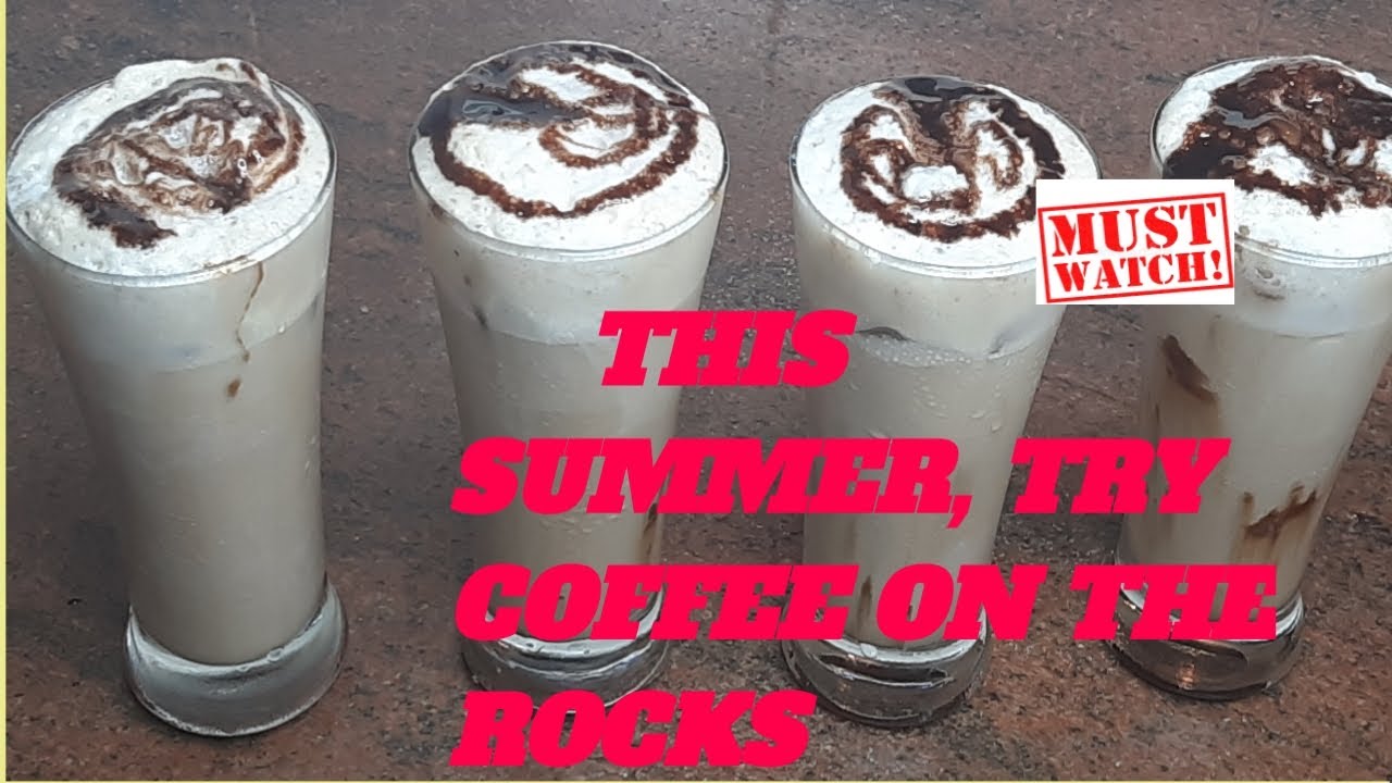COFFEE ON THE ROCKS COFFEE WITHOUT MILK A REFRESHING SUMMER DRINK