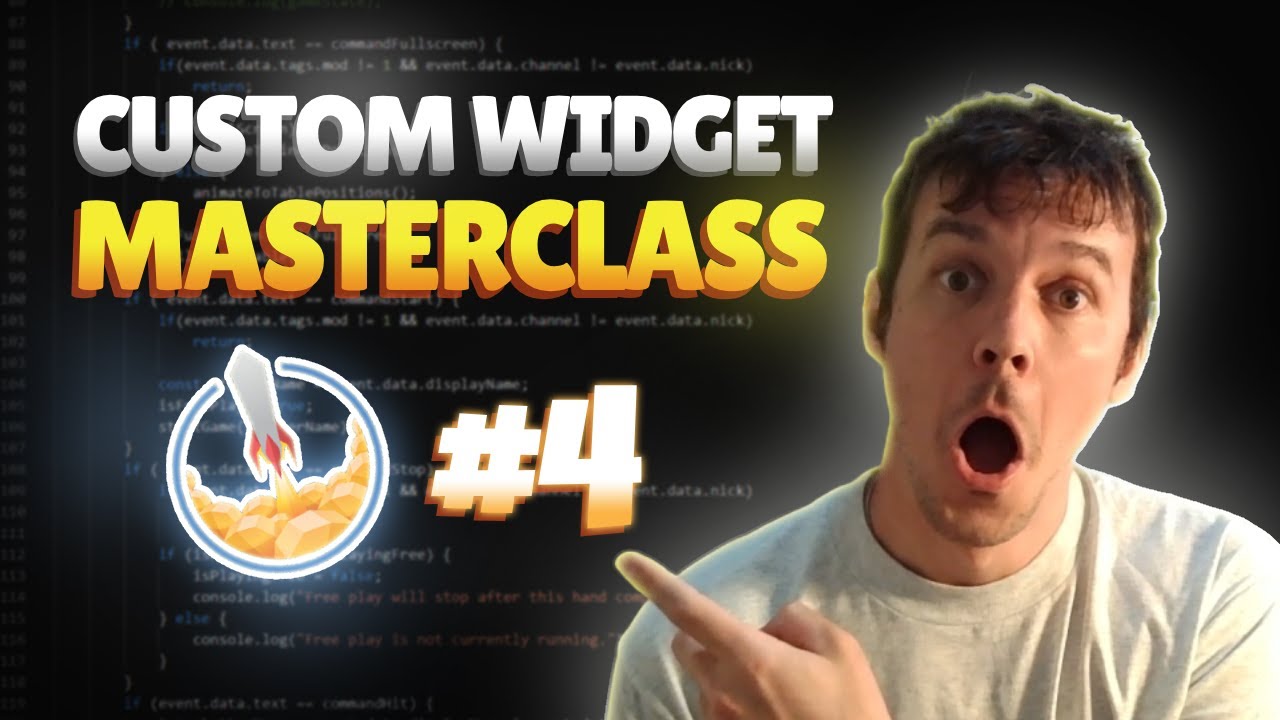 StreamElements Custom Widget MasterClass 04: Handling Events