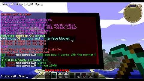 Minecraft Analog Clock