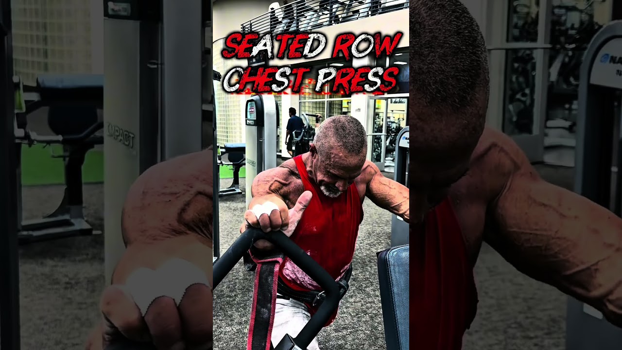 SEATED ROW, CHEST PRESS #workout #motivation #muscle #workouttips #exercise