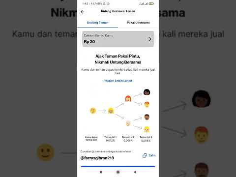 Referral Program Pintu Di Aplikasi Pintu! UntungBagiPemula! #AplikasiPintu #AplikasiCryptoUntukSemua