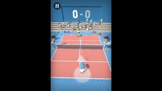 Tropical tennis sports game player1 win screenshot 3
